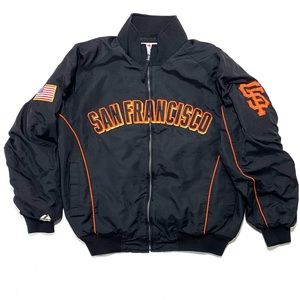 San Francisco Giants Dugout  Jacket Majestic Authentic Collection Size XL